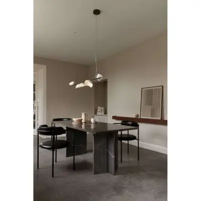 Nuura Aps - Florii 5 Linear pendellampa mörkbrons/vit – Nuura