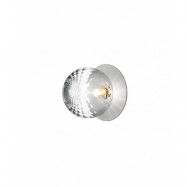 Nuura Aps - Liila 1 Vägg-/Plafond IP44 Large Light Silver/Optic ClearNuura