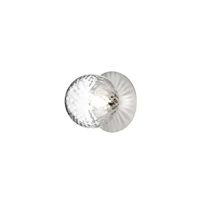 Nuura Aps - Liila 1 taklampa, IP44, Ø 16,5 cm, silver/klarNuura