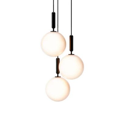 Nuura Aps - Miira 3 Ljuskrona Large Rock Grey/Opal WhiteNuura