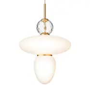 Nuura Aps - Rizzatto 43 Taklampa Opal/Satin BrassNuura