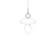 Nuura Aps - Rizzatto 43 pendellampa, silver/opal, Ø 40 cmNuura
