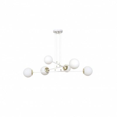 OGNIS 6 Taklampa, Vit/Vit