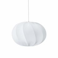 Olivia Taklampa, Twist vit 50cm