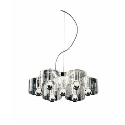 Oluce - Fiore Taklampa Krom Ø46