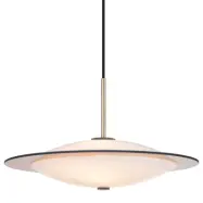 Orbit pendel, mässing/opal Ø40cm