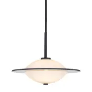 Orbit pendel, svart/opal Ø24cm