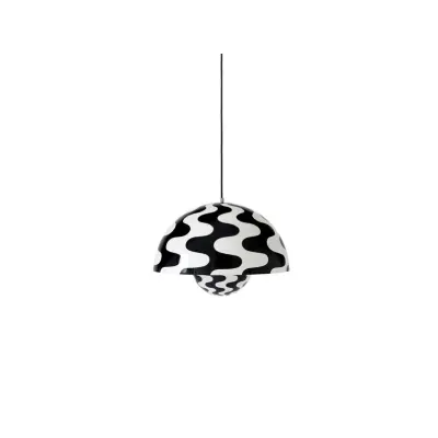 &Tradition - Big Flowerpot VP2 Taklampa Black/White