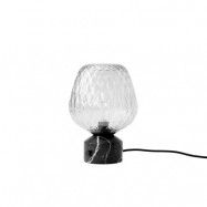 &Tradition - Blown SW6 Bordslampa Nero Marquina&Silver Lustre
