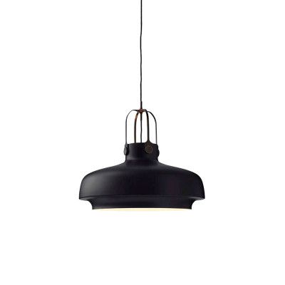 &Tradition - Copenhagen SC8 Taklampa Matt Black/Bronzed Brass
