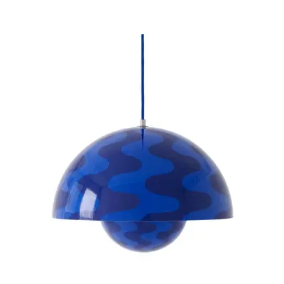 &Tradition - Flowerpot VP7 Taklampa Ø37 Cobalt Blue/Twilight Blue