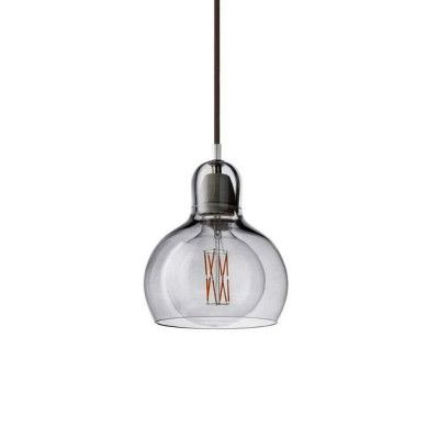&Tradition - Mega Bulb SR2 Taklampa Silver m/Svart Sladd