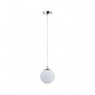 Paulmann - Globe Taklampa IP44 Satin/Krom