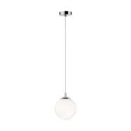 Paulmann - Globe pendellampa IP44 satin/krom –
