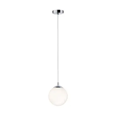Paulmann - Globe pendellampa IP44 satin/krom –