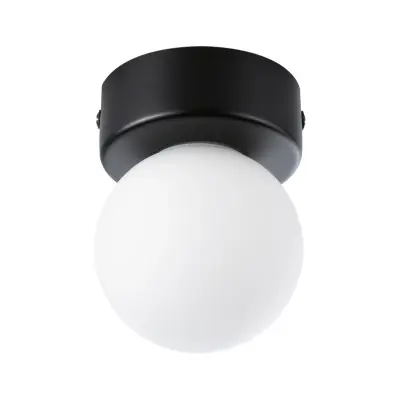 Paulmann - Gove taklampa IP44 dimbar. Matt svart/satin