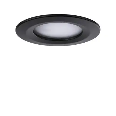 Paulmann - Nova Coin Recessed Plafond 3pcs. Ø78 TW IP44 Matt Black