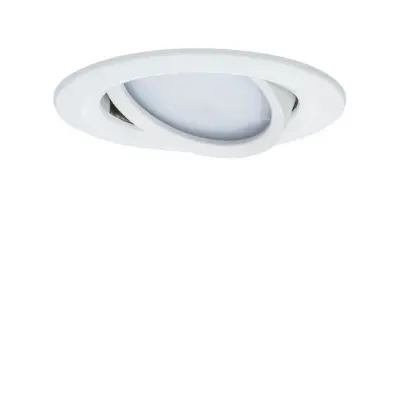 Paulmann - Nova Coin Recessed Plafond 3pcs. Ø84 RGBW Matt White