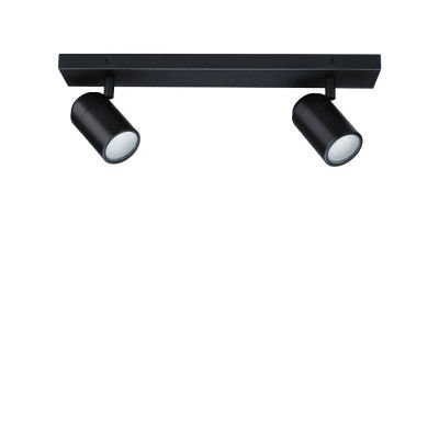 Paulmann - Zyli 2 taklampa IP44 Dimbar Matt svart