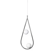 Pearls 65 pendel Nickel, opal