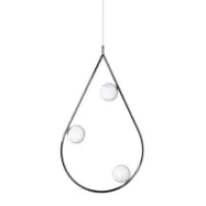 Pearls 80 pendel Nickel, opal