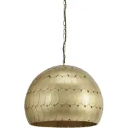 Petal Taklampa rund, Mässing 46cm