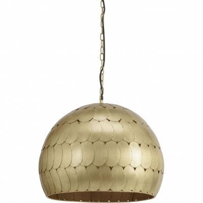 Petal Taklampa rund, Mässing 46cm