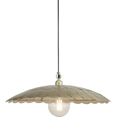 Petal Taklampa skärm, Mässing 60cm