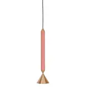 Pholc - Apollo 39 Taklampa Coral Pink/Polished Brass