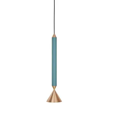 Pholc - Apollo 39 Taklampa Deep Sea/Polished Brass