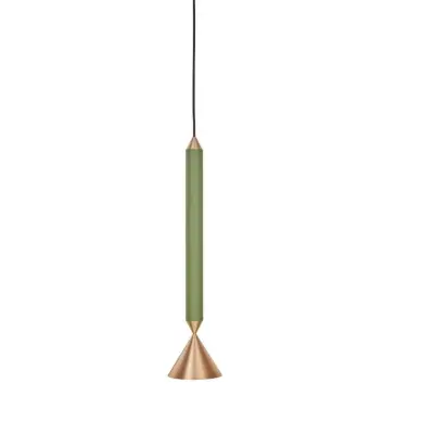Pholc - Apollo 39 Taklampa Forest/Polished Brass