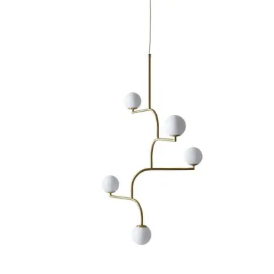Pholc - Mobil 100 Taklampa Brass/Opal