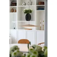 Piet Hein - Sinus-Wood 550P LED Taklampa Ek/Opal