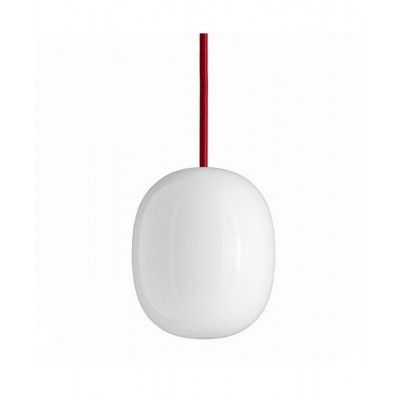 Piet Hein - Superæg 300 Taklampa Opal/Röd Sladd