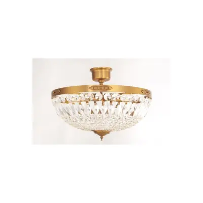 Plafond Rhea Stor Borstad Mässing 48cm