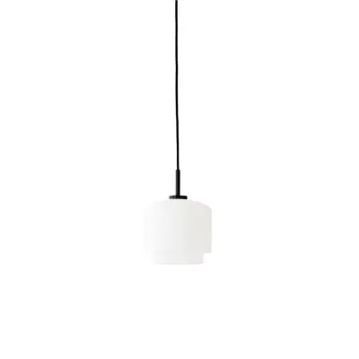 PLEASE WAIT to be SEATED - Megumi hänglampa Ø 18 cm, vit/svart, opalglasEva Solo