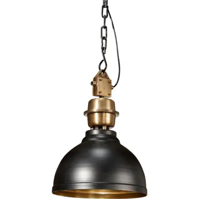 PR Home Manchester Taklampa Svart/Mässing 35cm