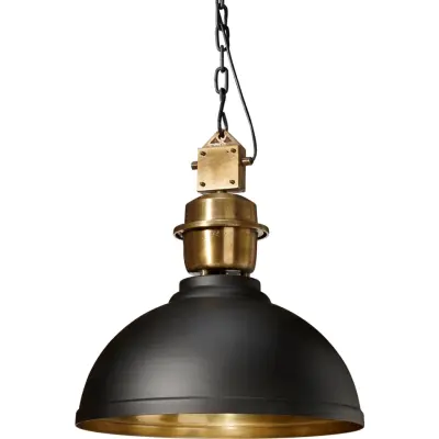 PR Home Manchester Taklampa Svart/Mässing 52cm