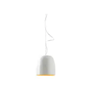 Prandina - Notte Metal S1 Taklampa Glossy White/Gold