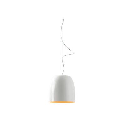 Prandina - Notte Metal S1 Taklampa Glossy White/Gold