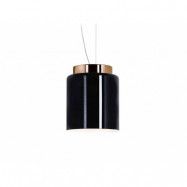 Prandina - Segesta S3 Taklampa Glossy Black/Polished Copper