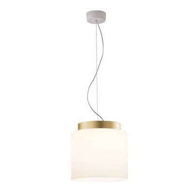 Prandina - Segesta S3 Taklampa Opal White/Brass Heritage