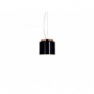 Prandina - Segesta S5 Taklampa Glossy Black/Polished Copper