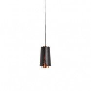 Prandina - Tulipa S3 Taklampa Matt Black/Polished Copper