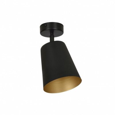 PRISM 1 Taklampa, Svart/Guld