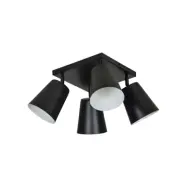 PRISM 4 Taklampa, Svart/Vit