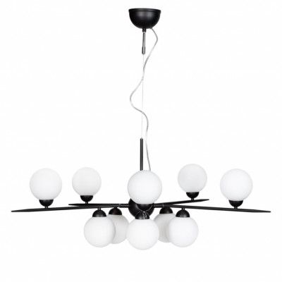 Punto Taklampa, Matt svart 10-låg