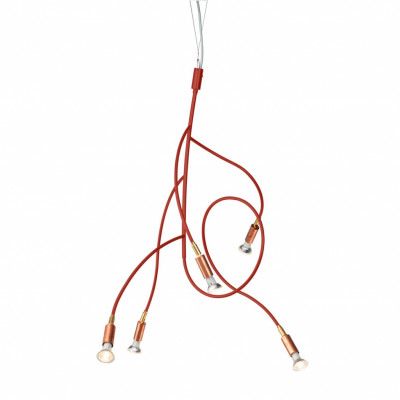 Ranka Taklampa 5, Röd