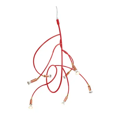 Ranka Taklampa 7, Röd