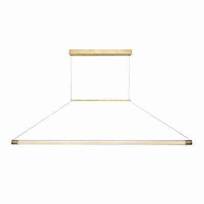 Ray Taklampa Stor Extruderat glasrör, Detaljer i rå mässing